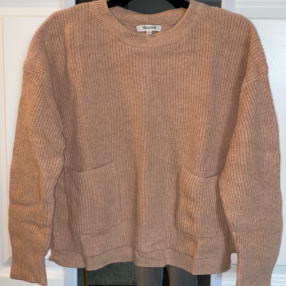 Madewell Women’s sweater size M, blush/rust pink